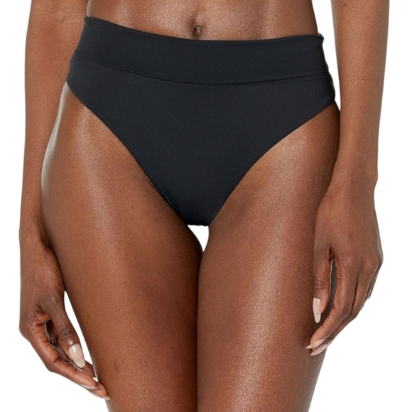 NWT Prana Aurella Black High Waist Swim Bottom Size XS - Picture 1 of 5